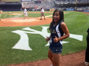 On the field @ Yankee Stadium